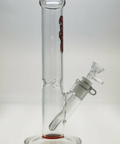 Shop Thick Ass Glass 12" Straight Tube Bong 44x4MM with 18/14MM Downstem in australian