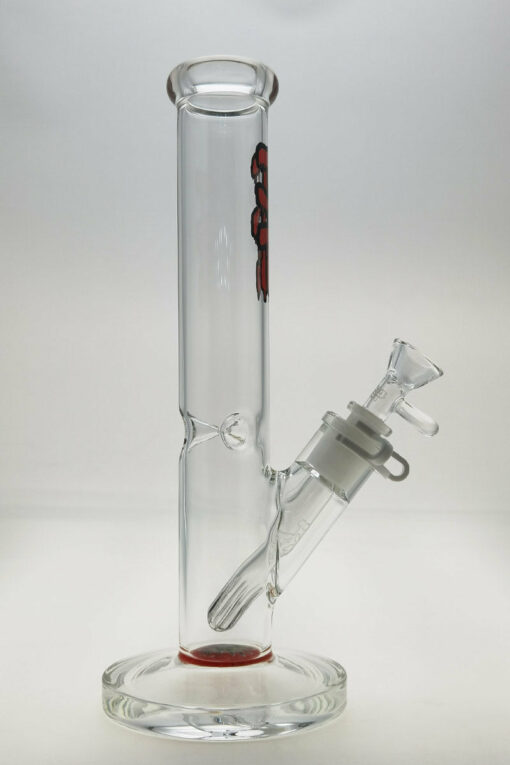 Shop Thick Ass Glass 12" Straight Tube Bong 44x4MM with 18/14MM Downstem in australian