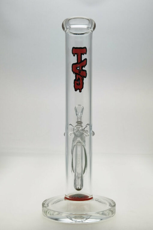 Shop Thick Ass Glass 12" Straight Tube Bong 44x4MM with 18/14MM Downstem in australian