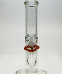 Shop Thick Ass Glass 12" Durable Straight Tube Bong 7MM Thick with Smooth 18/14MM Downstem in australian