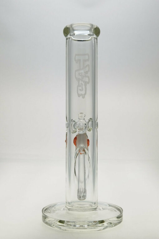 Shop Thick Ass Glass 12" Durable Straight Tube Bong 7MM Thick with Smooth 18/14MM Downstem in australian