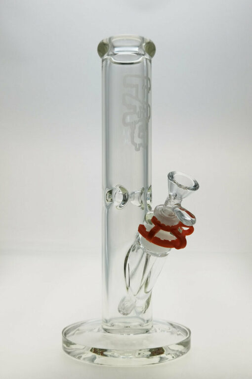 Shop Thick Ass Glass 12" Durable Straight Tube Bong 7MM Thick with Smooth 18/14MM Downstem in australian