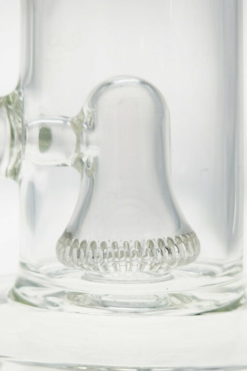 Shop Thick Ass Glass 12" UFO Perc Bong 65x5MM with Super Slit Bellow - 18MM Female in australian