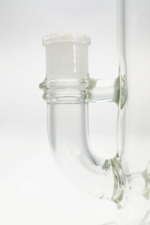 Shop Thick Ass Glass 12" UFO Perc Bong 65x5MM with Super Slit Bellow - 18MM Female in australian