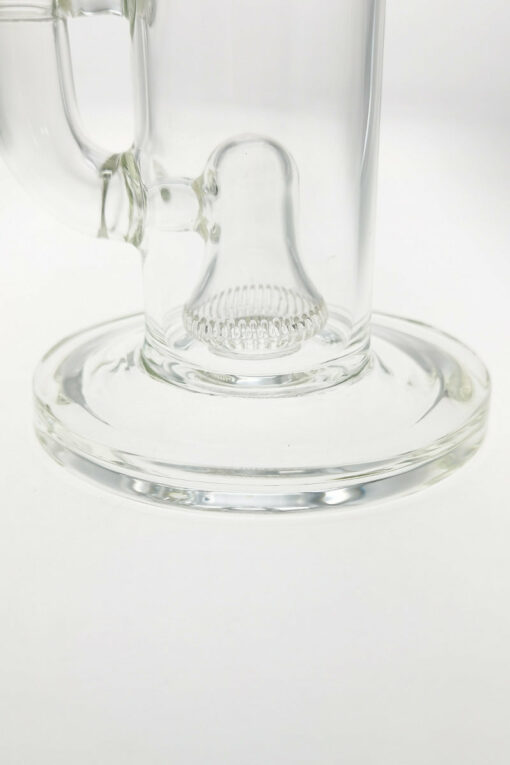 Shop Thick Ass Glass 12" UFO Perc Bong 65x5MM with Super Slit Bellow - 18MM Female in australian