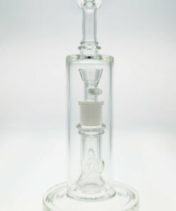 Shop Thick Ass Glass 12" UFO Perc Bong 65x5MM with Super Slit Bellow - 18MM Female in australian