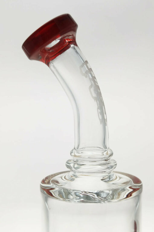 Shop Thick Ass Glass 12" UFO Perc Bong 65x5MM with Super Slit Bellow - 18MM Female in australian