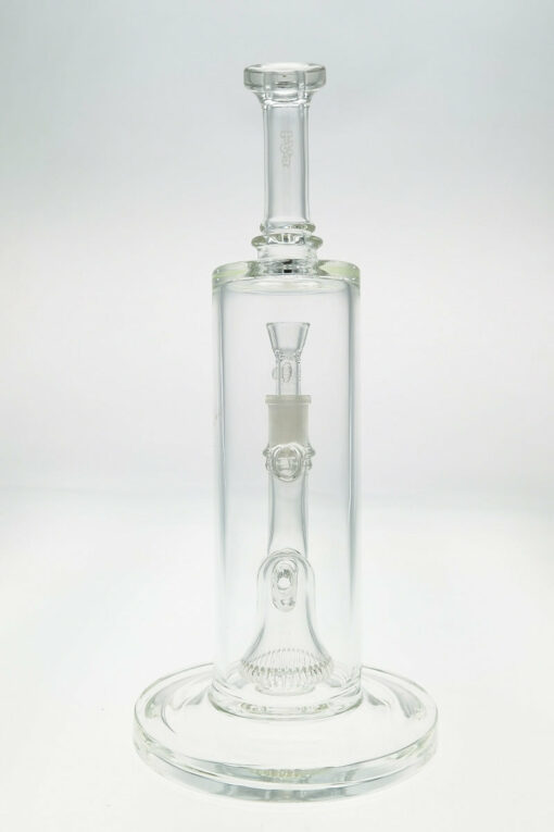 Shop Thick Ass Glass 12" UFO Perc Bong 65x5MM with Super Slit Bellow - 18MM Female in australian