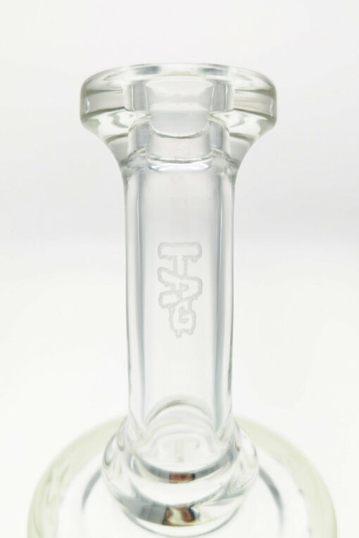 Shop Thick Ass Glass 12" UFO Perc Bong 65x5MM with Super Slit Bellow - 18MM Female in australian