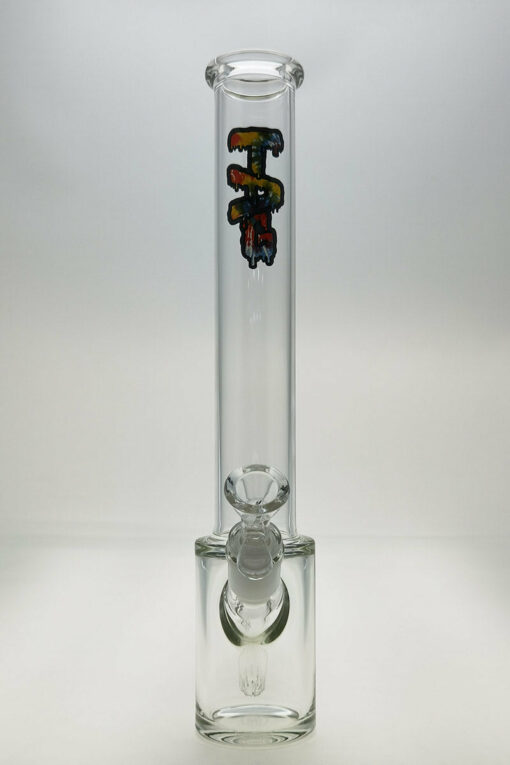 Shop Thick Ass Glass 14" Tie Dye Beaker Bong w/ Downstem - Durable 7MM in australian