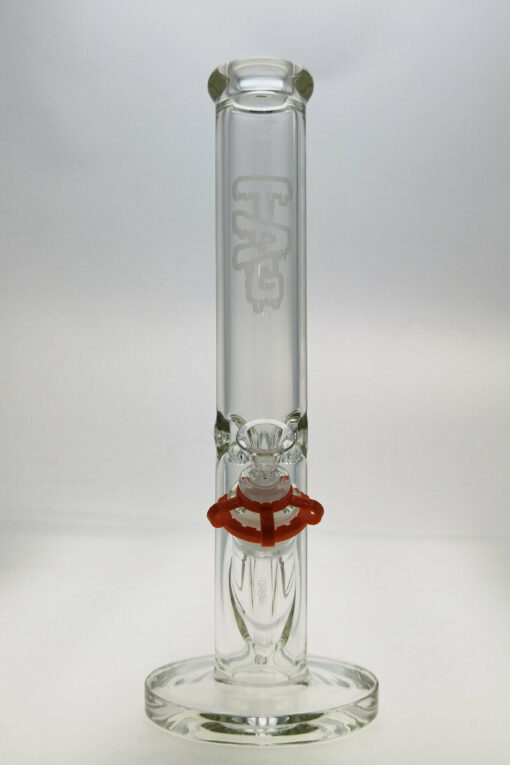 Shop Thick Ass Glass 14" Durable Straight Tube Bong 50x9MM with 18/14MM Downstem in australian