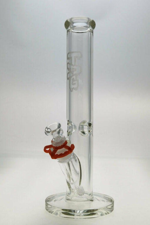 Shop Thick Ass Glass 14" Durable Straight Tube Bong 50x9MM with 18/14MM Downstem in australian