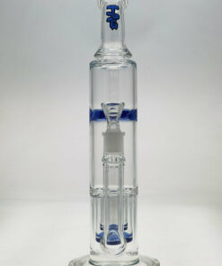 Shop Thick Ass Glass 16" Double Honeycomb Bent Neck Bong with Spinning Guard in australian