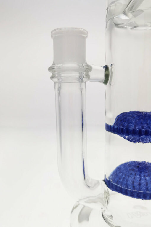 Shop Thick Ass Glass 16" Tie-Dye Bong w/ Double Disc Diffuser & Spinning Guard in australian