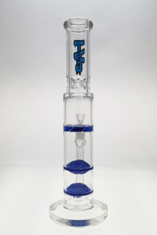 Shop Thick Ass Glass 16" Tie-Dye Bong w/ Double Disc Diffuser & Spinning Guard in australian