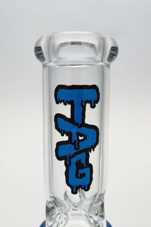 Shop Thick Ass Glass 16" Tie-Dye Bong w/ Double Disc Diffuser & Spinning Guard in australian