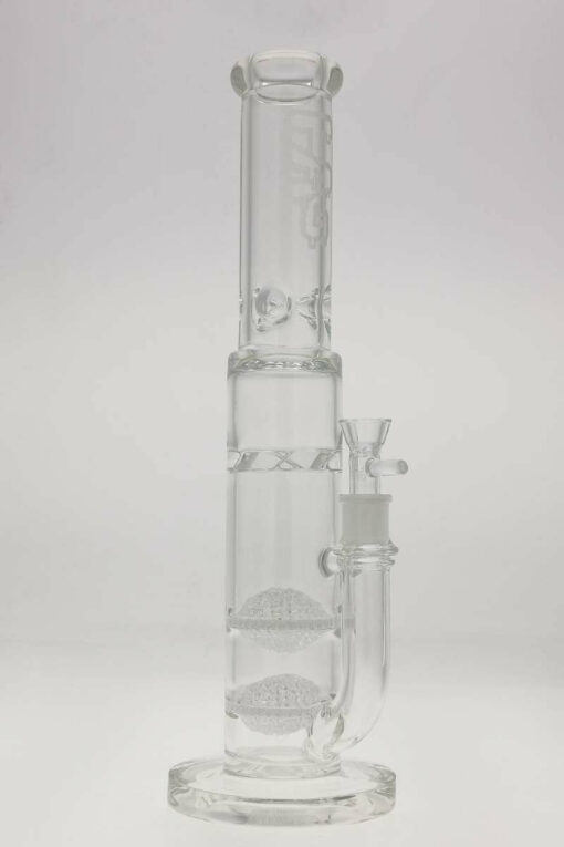 Shop Thick Ass Glass 16" Tie-Dye Bong w/ Double Disc Diffuser & Spinning Guard in australian