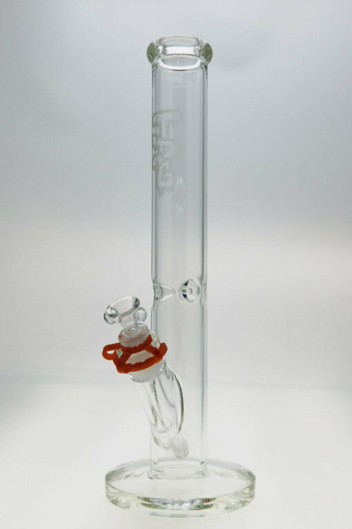 Shop Thick Ass Glass 16" Straight Tube Bong 50x5MM with 18/14MM Downstem in australian