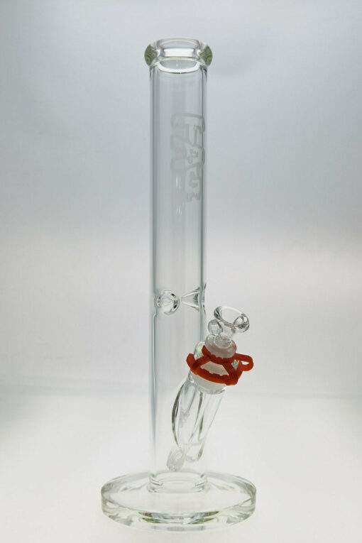 Shop Thick Ass Glass 16" Straight Tube Bong 50x5MM with 18/14MM Downstem in australian