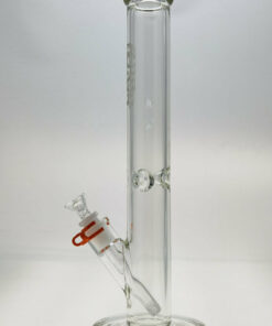 Shop Thick Ass Glass 16" Durable Straight Tube Bong - 50x7MM with 18/14MM Downstem in australian