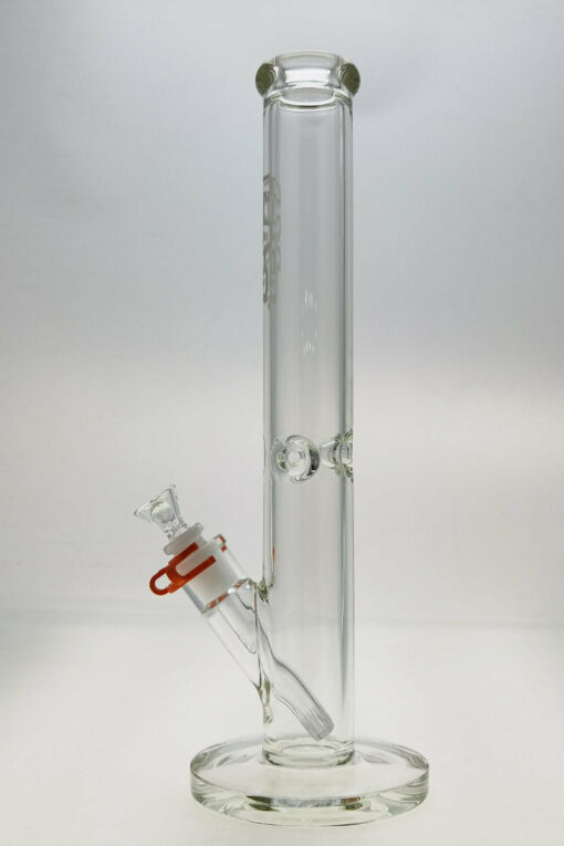 Shop Thick Ass Glass 16" Durable Straight Tube Bong - 50x7MM with 18/14MM Downstem in australian