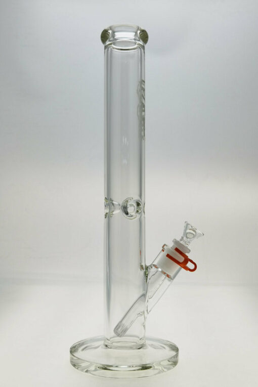 Shop Thick Ass Glass 16" Durable Straight Tube Bong - 50x7MM with 18/14MM Downstem in australian