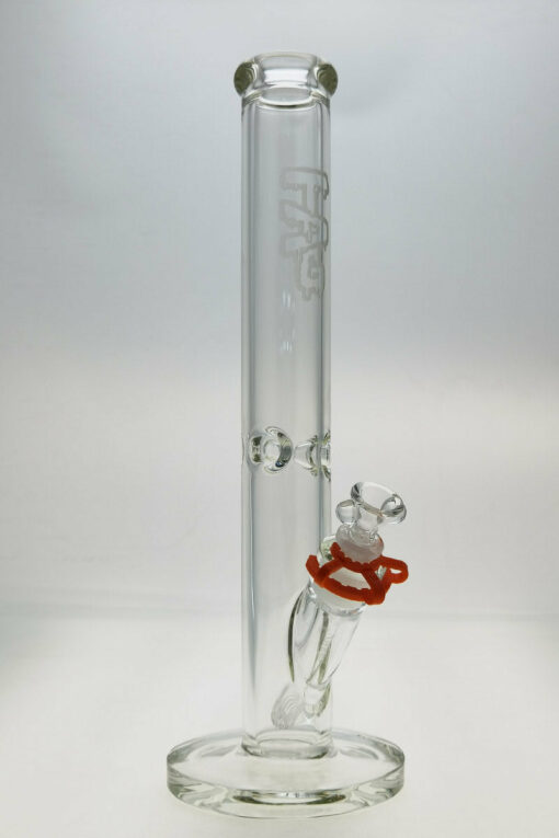 Shop Thick Ass Glass 16" Durable Straight Tube Bong - 50x7MM with 18/14MM Downstem in australian