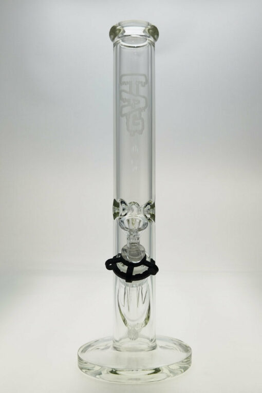 Shop Thick Ass Glass 16" Durable Straight Tube Bong - 50x7MM with 18/14MM Downstem in australian