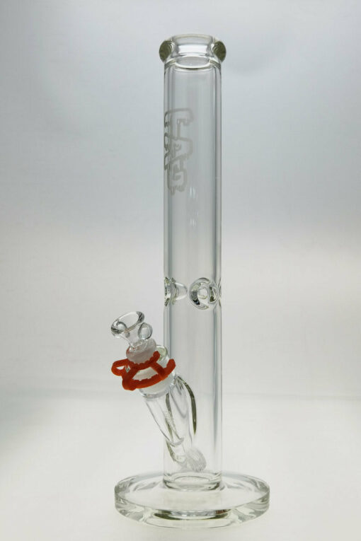 Shop Thick Ass Glass 16" Durable Straight Tube Bong - 50x7MM with 18/14MM Downstem in australian