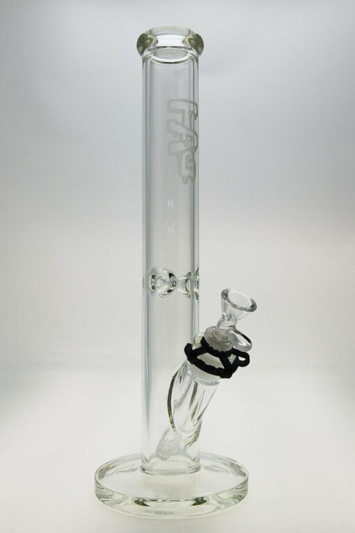 Shop Thick Ass Glass 16" Durable Straight Tube Bong - 50x7MM with 18/14MM Downstem in australian