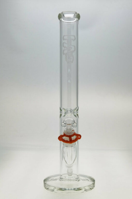 Shop Thick Ass Glass 18" Straight Tube Bong 50x5MM with 18/14MM Downstem in australian