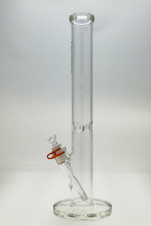 Shop Thick Ass Glass 18" Straight Tube Bong 50x5MM with 18/14MM Downstem in australian