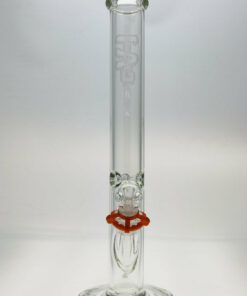 Shop Thick Ass Glass 18" Heavy Duty Straight Tube Bong 50x7MM with Precision 18/14MM Downstem in australian