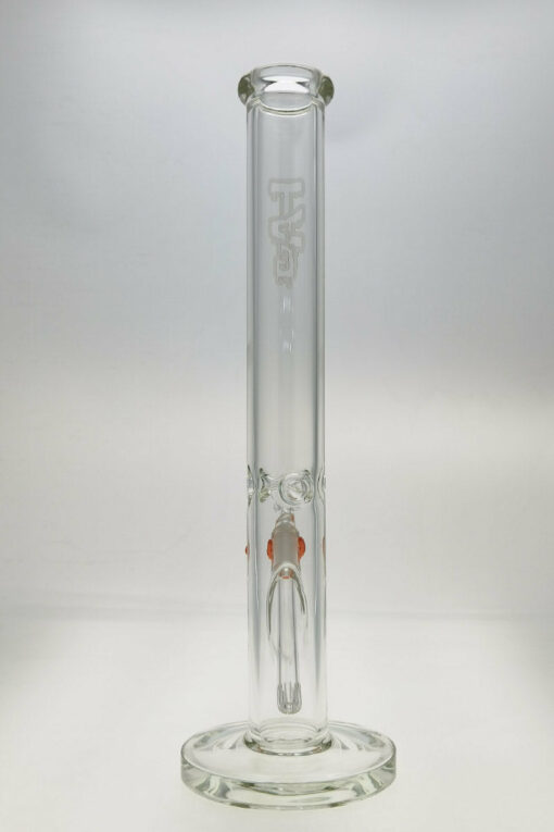 Shop Thick Ass Glass 18" Heavy Duty Straight Tube Bong 50x7MM with Precision 18/14MM Downstem in australian