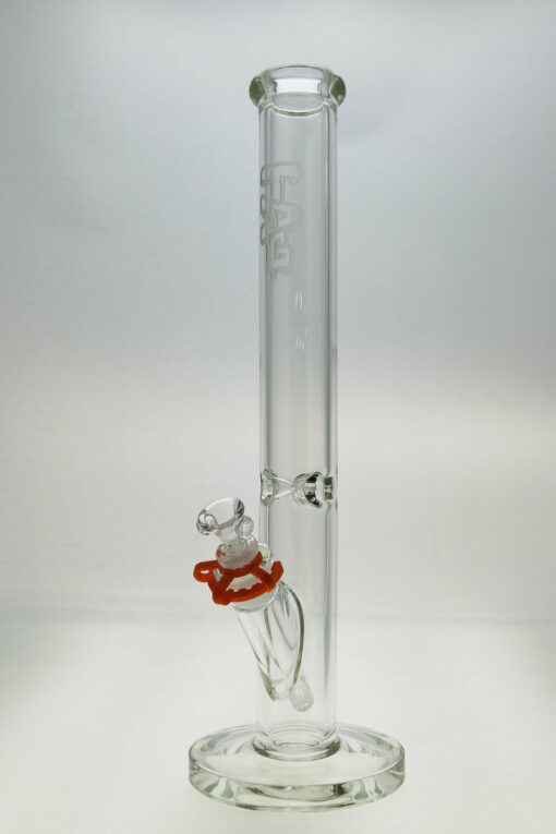 Shop Thick Ass Glass 18" Heavy Duty Straight Tube Bong 50x7MM with Precision 18/14MM Downstem in australian