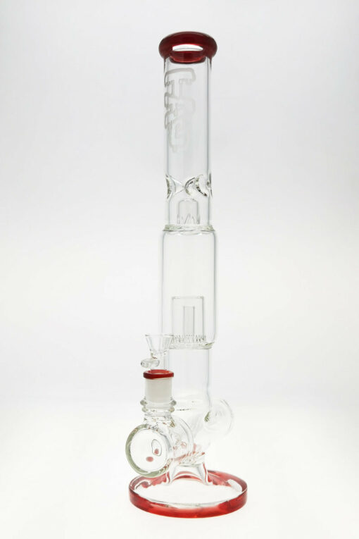 Shop Thick Ass Glass 19" Tie-Dye Inline & Showerhead Percolator Bong, 7mm in australian