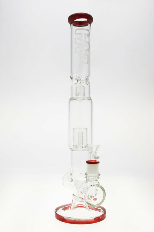 Shop Thick Ass Glass 19" Tie-Dye Inline & Showerhead Percolator Bong, 7mm in australian