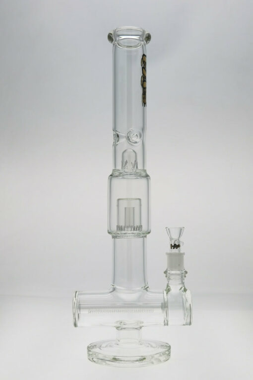 Shop Thick Ass Glass 19" Tie-Dye Inline & Showerhead Percolator Bong, 7mm in australian