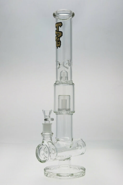 Shop Thick Ass Glass 19" Tie-Dye Inline & Showerhead Percolator Bong, 7mm in australian