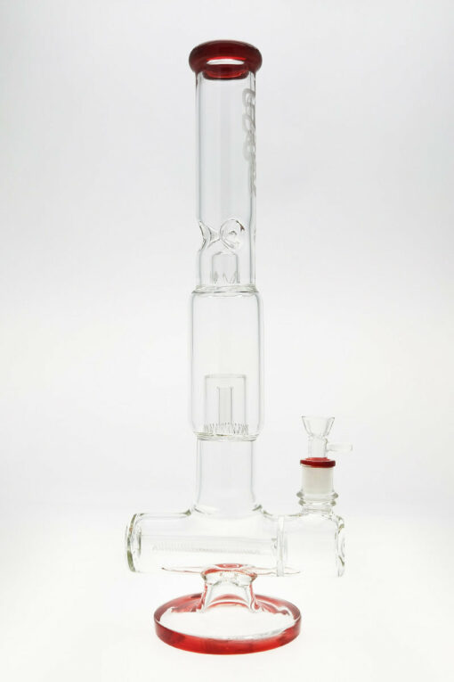 Shop Thick Ass Glass 19" Tie-Dye Inline & Showerhead Percolator Bong, 7mm in australian