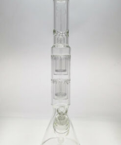 Shop Thick Ass Glass 20" Beaker w/ Double Showerhead & Slit-Diffuser Percolator in australian