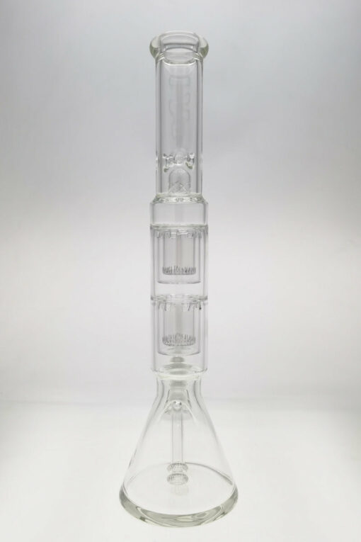 Shop Thick Ass Glass 20" Beaker w/ Double Showerhead & Slit-Diffuser Percolator in australian