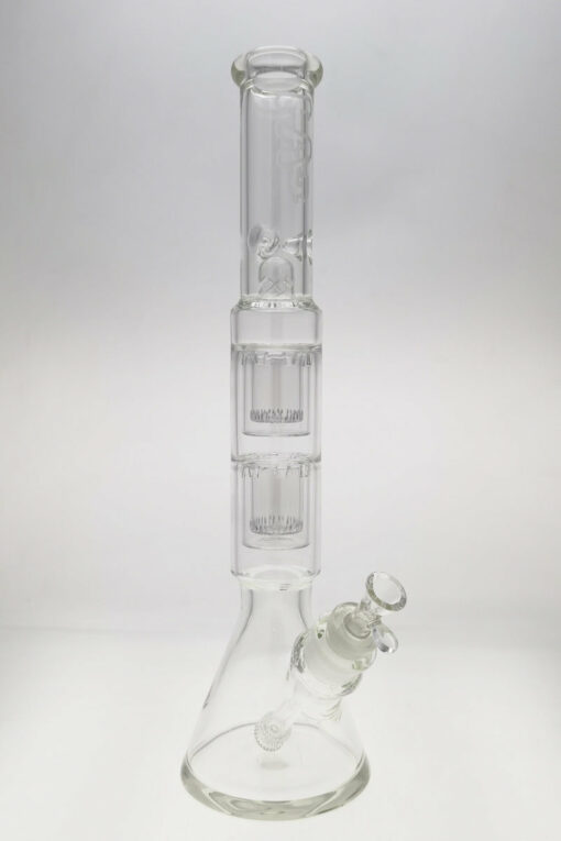 Shop Thick Ass Glass 20" Beaker w/ Double Showerhead & Slit-Diffuser Percolator in australian