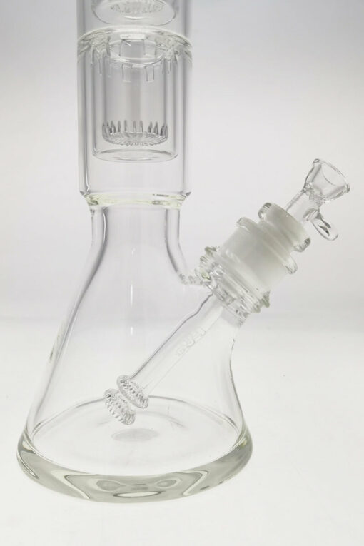 Shop Thick Ass Glass 20" Beaker w/ Double Showerhead & Slit-Diffuser Percolator in australian