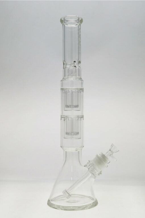 Shop Thick Ass Glass 20" Beaker w/ Double Showerhead & Slit-Diffuser Percolator in australian