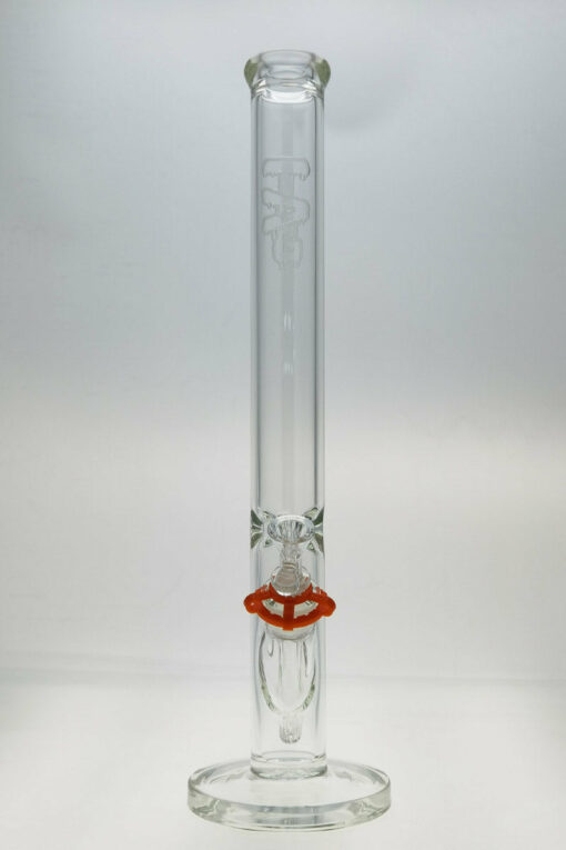 Shop Thick Ass Glass 20" Durable Straight Tube Bong 50x7MM with Smooth 18/14MM Downstem in australian