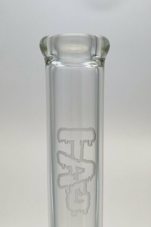 Shop Thick Ass Glass 20" Durable Straight Tube Bong 50x7MM with Smooth 18/14MM Downstem in australian