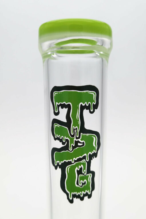 Shop Thick Ass Glass 20" Inline Percolator Bong 50x5MM w/ Super Slit Multiplier - 18MM Female in australian