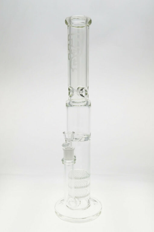 Shop Thick Ass Glass 20" Triple Honeycomb Quartz Bong w/ Spinning Guard in australian