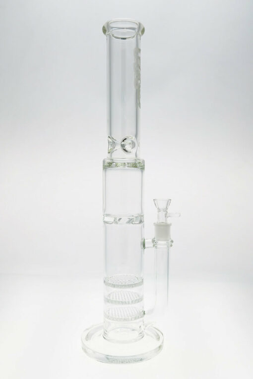 Shop Thick Ass Glass 20" Triple Honeycomb Quartz Bong w/ Spinning Guard in australian